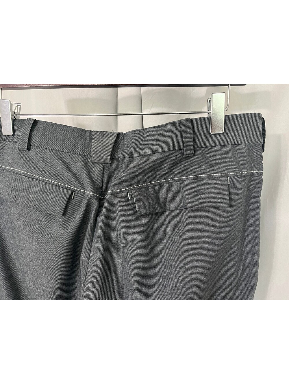 Nike Golf Men's Gray Wind Rain Weather Flat Front Pants 32 x 32 EUC